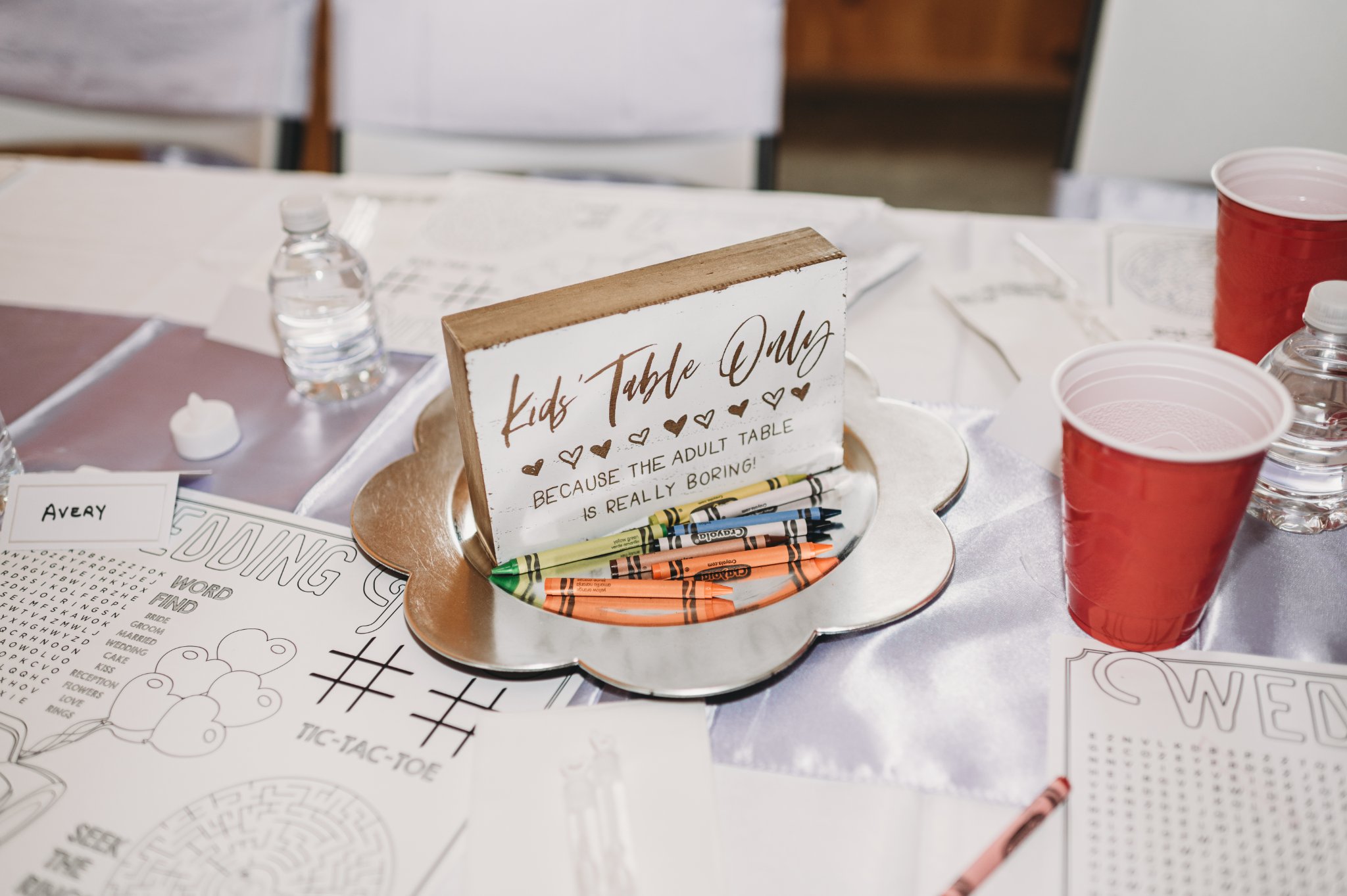 Wedding detail styling by Petals Planners