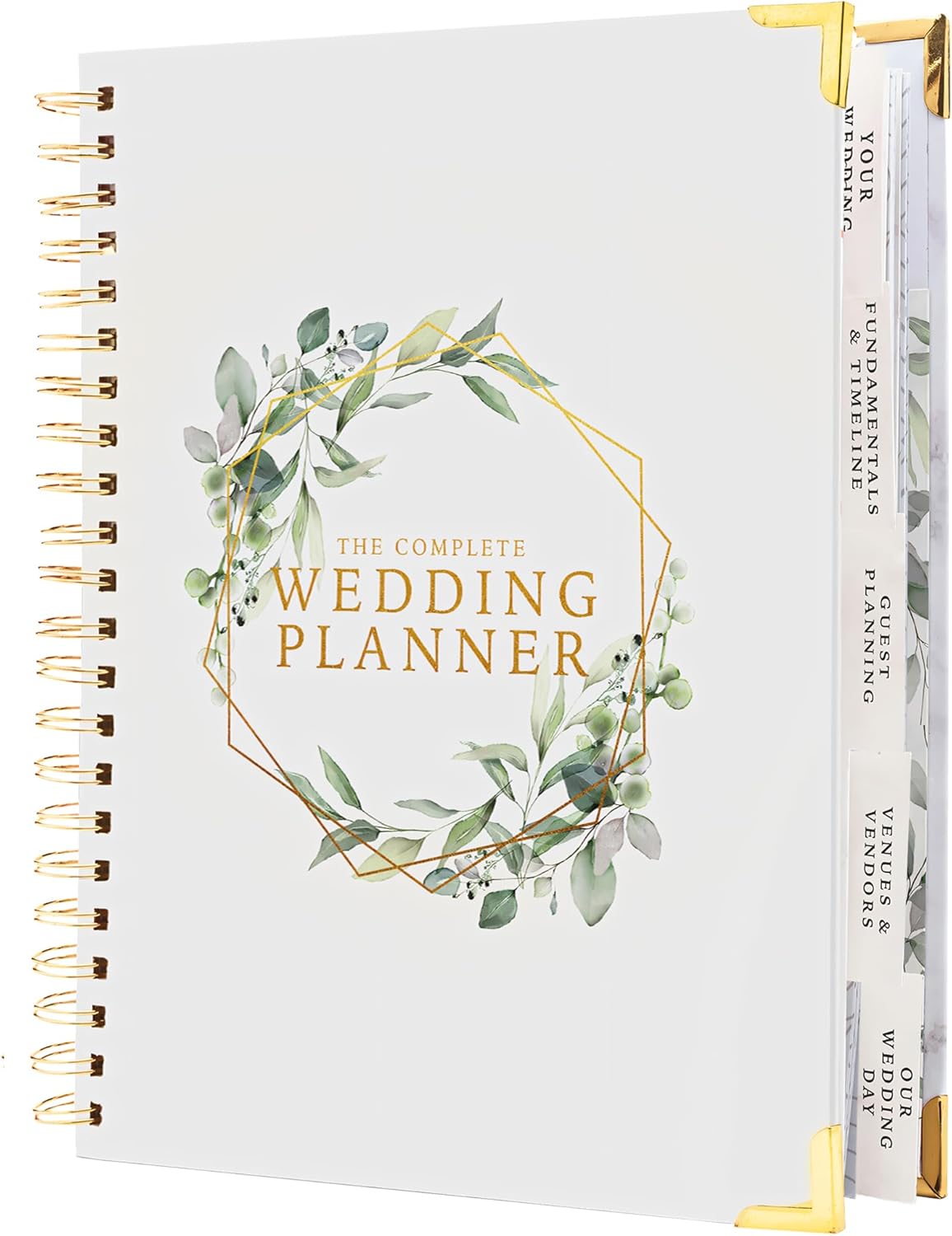 wedding planner notebook to organize wedding budget and vendors