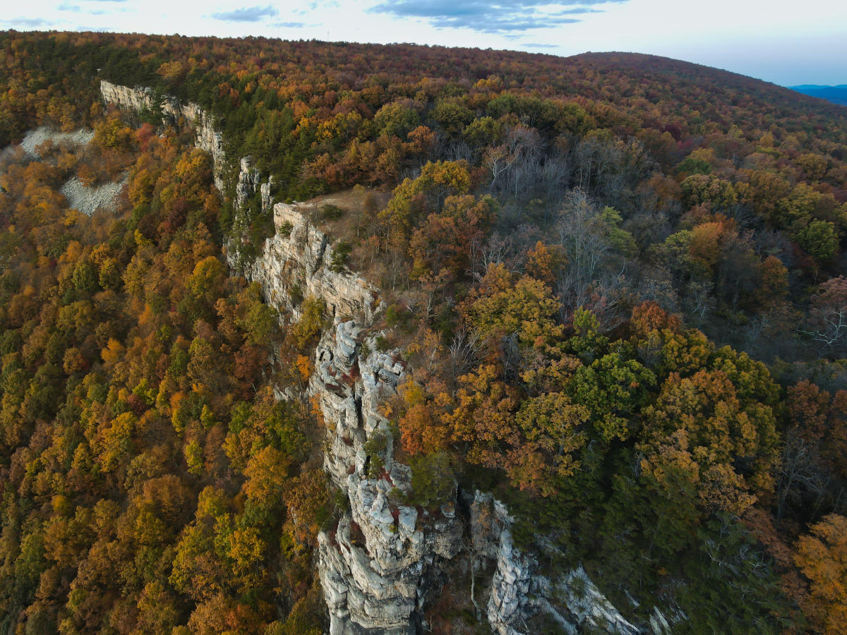 Scenic mountain view near Cumberland, Maryland