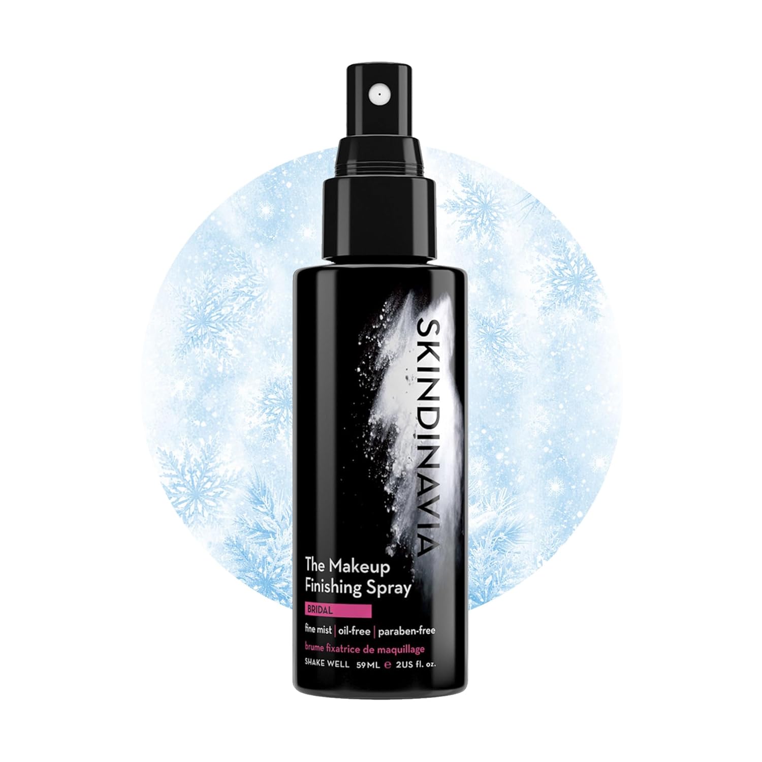 Bridal makeup finishing spray for long lasting wedding day makeup