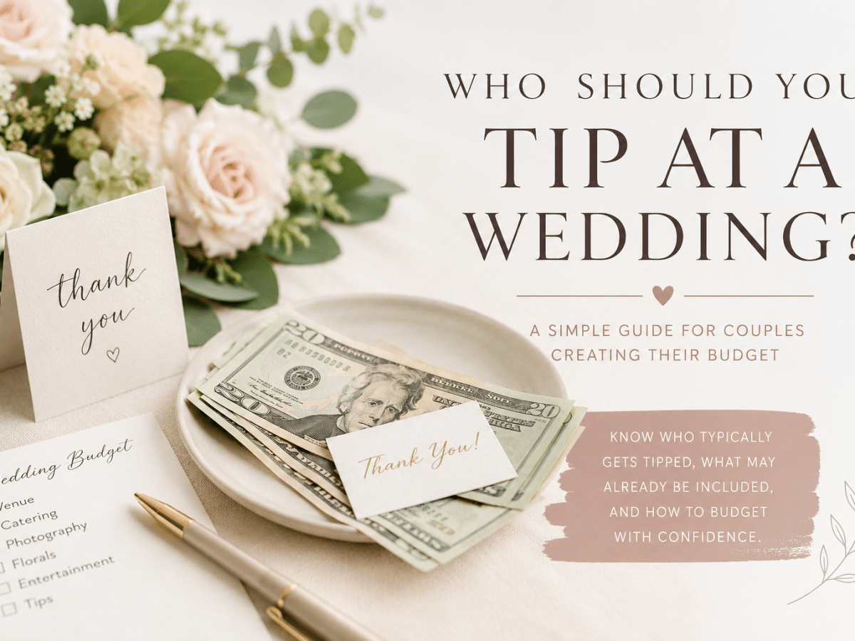 Who Should You Tip at a Wedding? Vendor Tipping Guide for&nbsp;Couples