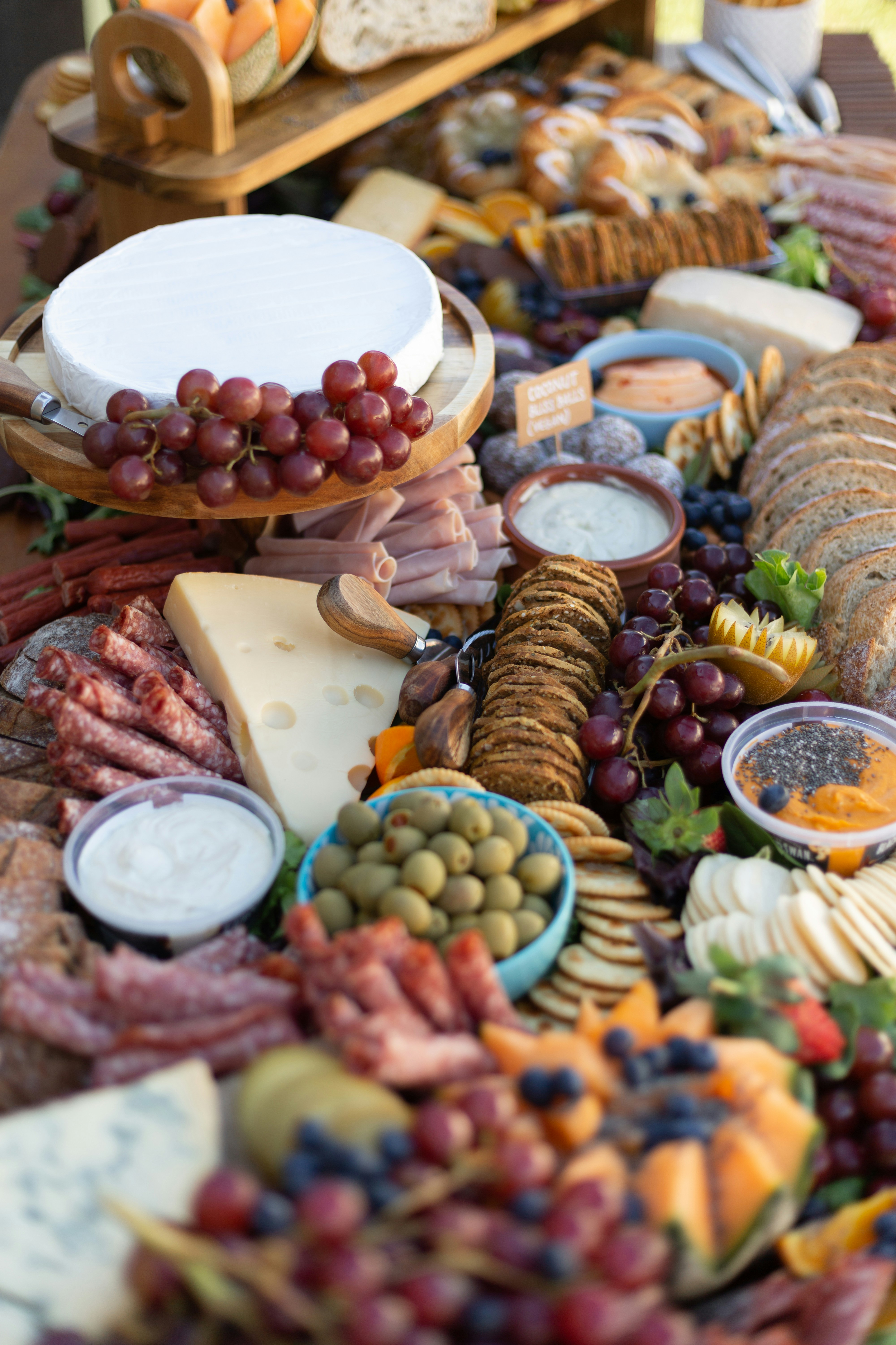 Wedding charcuterie grazing table inspiration
